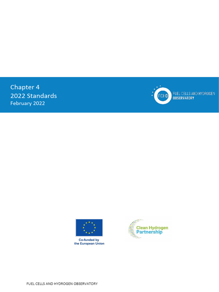 Chapter 4 - Standards - 2022 Final | PDF | Standardization | Natural Gas