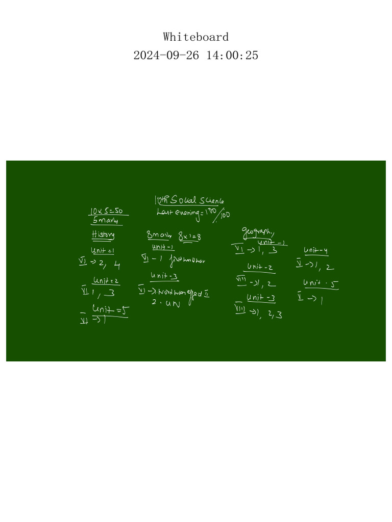 Whiteboard Session Notes - Sept 2024 | PDF
