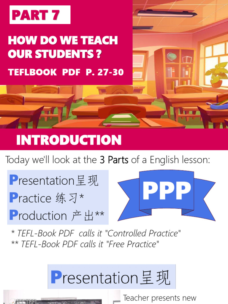 Lesson 6 (TEFLBook Part 7) PPP Lesson | PDF | Human Communication ...