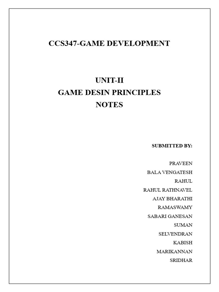 Game Character Design Principles | PDF | Narrative | Video Games
