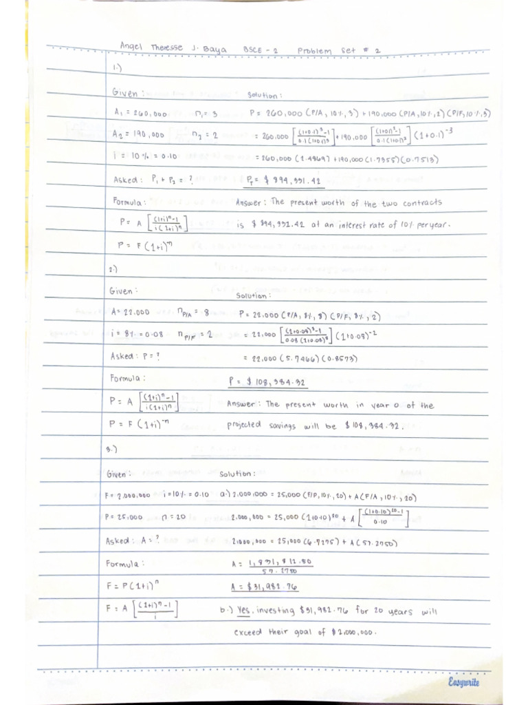 Econ Problem Set 2 Pdf