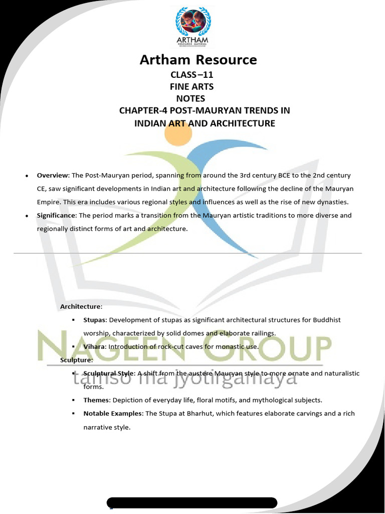 CLASS 11 ARTS NOTES PDF visual data 8