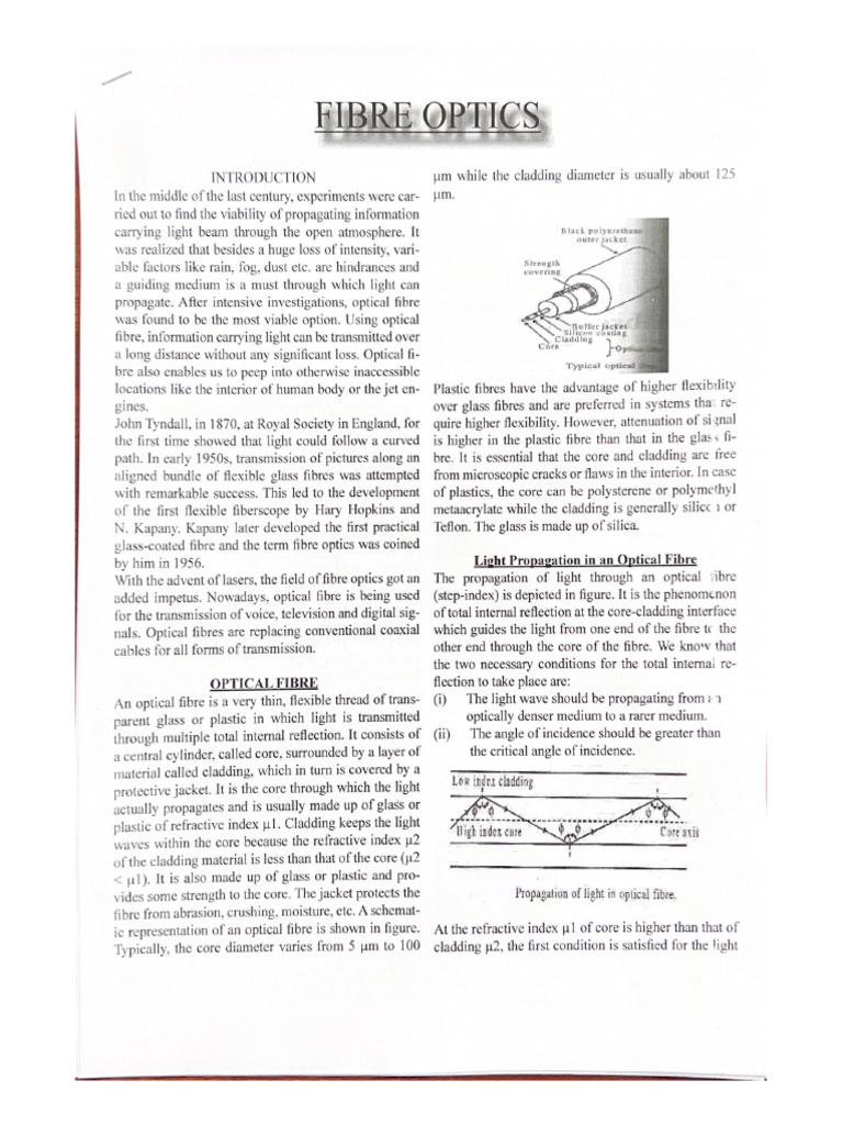 Fibre Optics | PDF