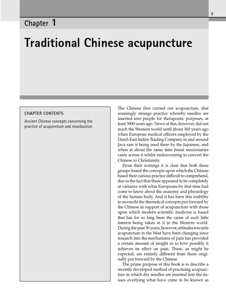 1 | PDF | Acupuncture | Yin And Yang