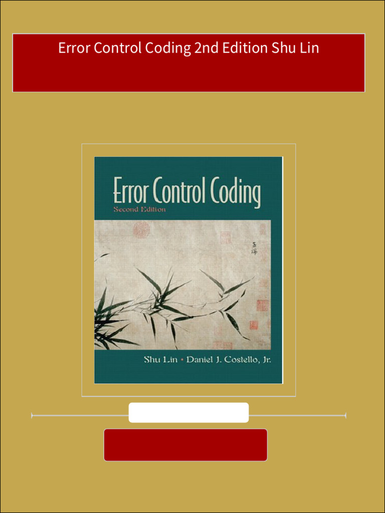 Error Control Coding　ダニエル・J・コステロ Error Control Coding ダニエル・J・コステロ - メルカリ