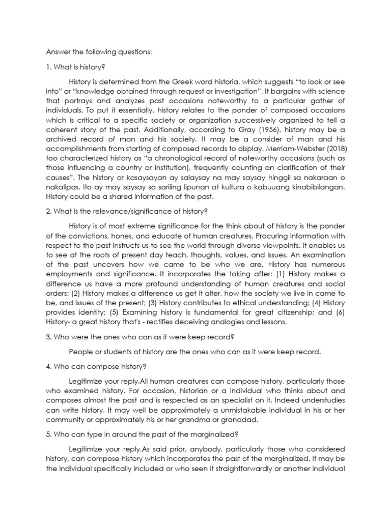 ASSIGNMENT WITH ANSWERS | PDF | Science | Liberal Arts Education