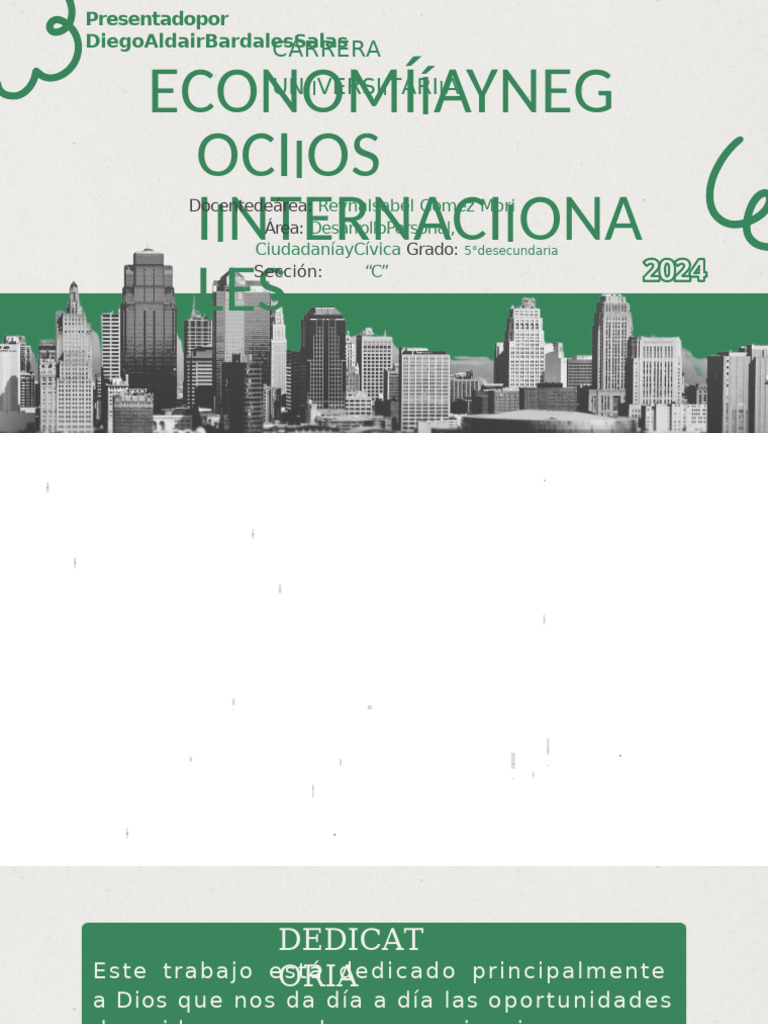Carrera en Economía y Negocios Internacionales | PDF | Negocios ...