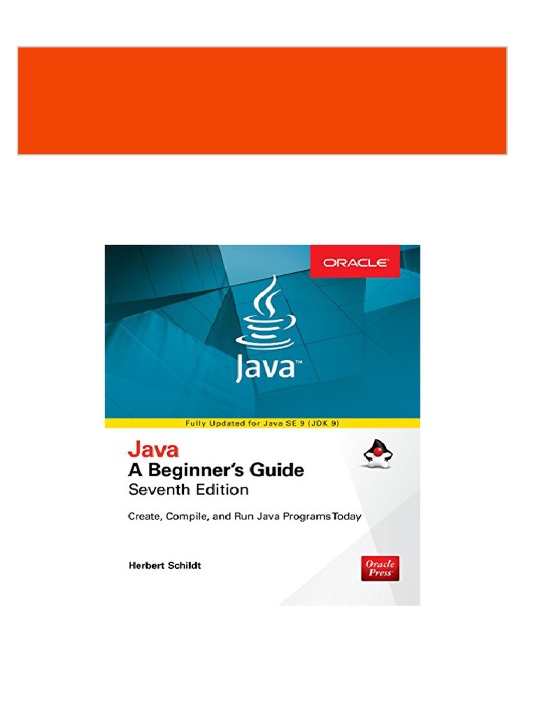 Java A Beginner’s Guide 7th Edition Herbert Schildt 2024 scribd