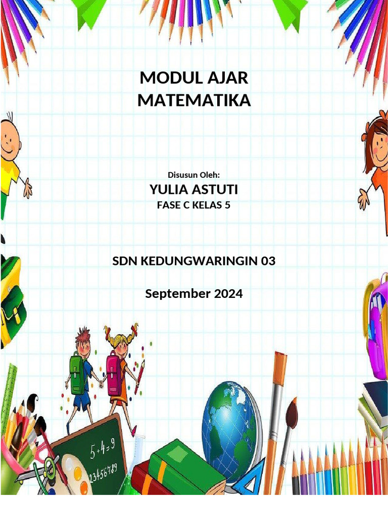 Modul Ajar Penjumlahan Pecahan Kelas 5 | PDF | Karier & Perkembangan