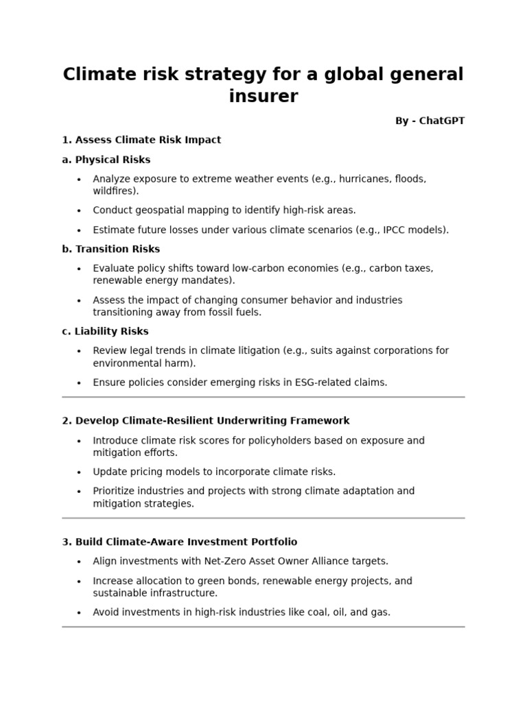 FRM Document Group 11 | PDF | Insurance | Climate Change Mitigation