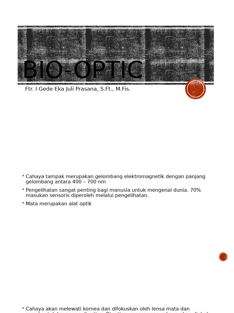 Bio-Optic | PDF | Sains & Matematika