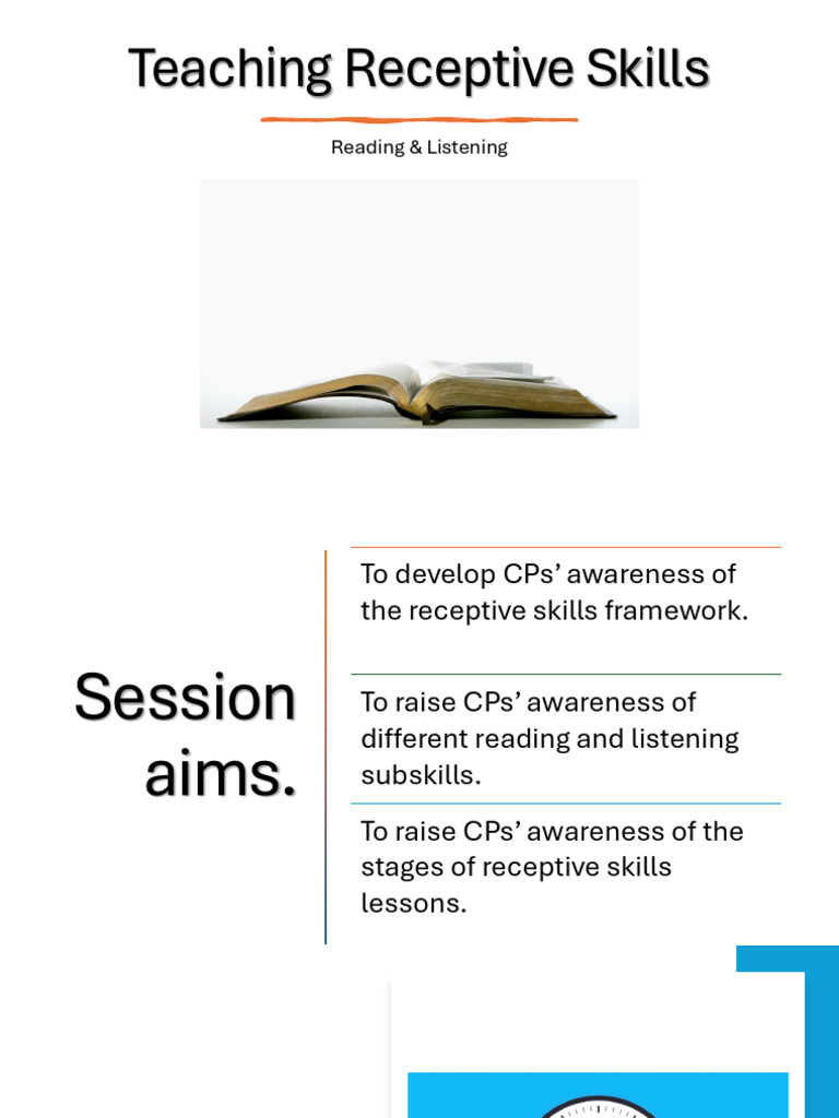 What Is Teaching Receptive Skills