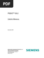 PSSE30 USERSManual