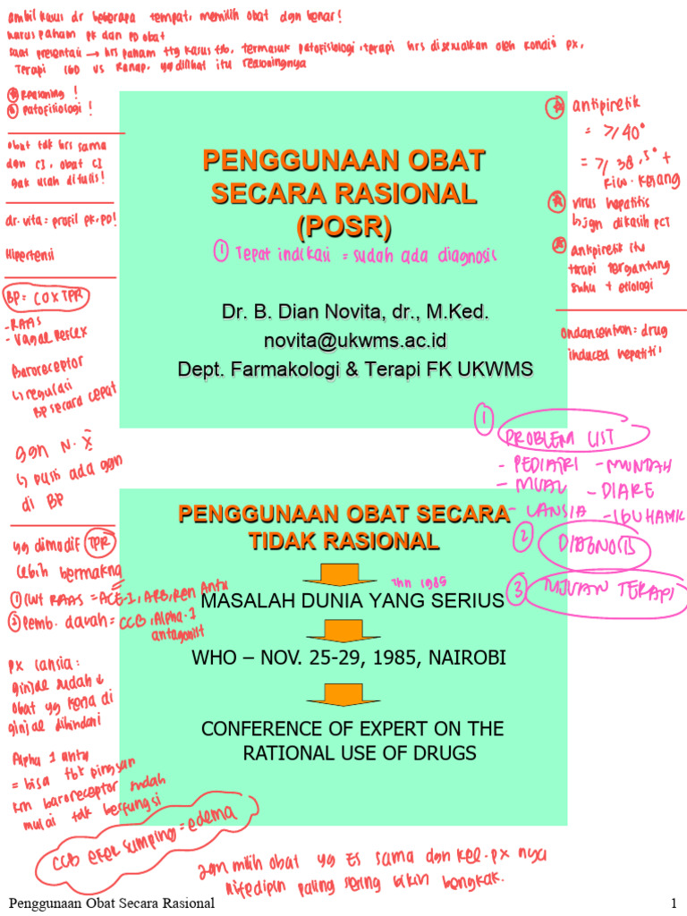Panduan Penggunaan Obat Rasional | PDF