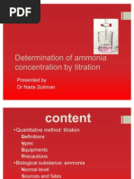 Download Determination of Ammonia Concentration by Titration by Abby Rahman SN79650331 doc pdf