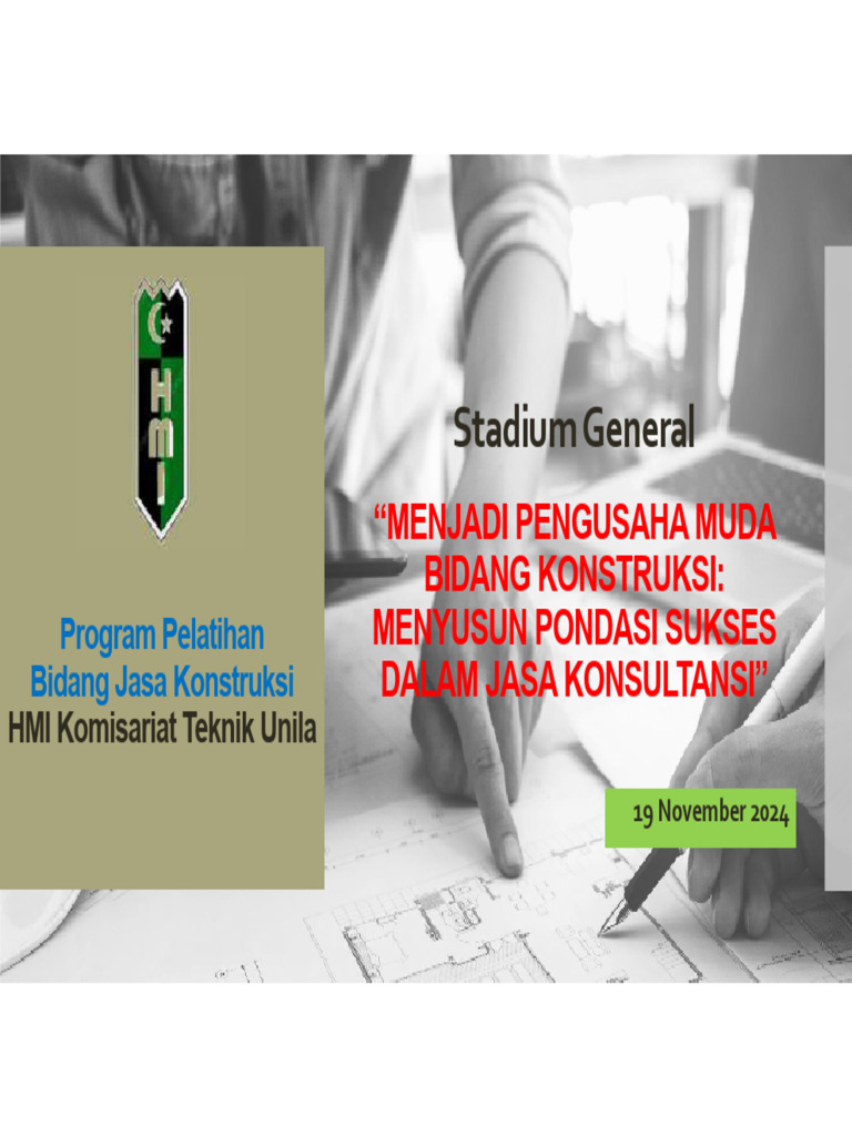 Pengusaha Muda Konstruksi: Pondasi Sukses | PDF