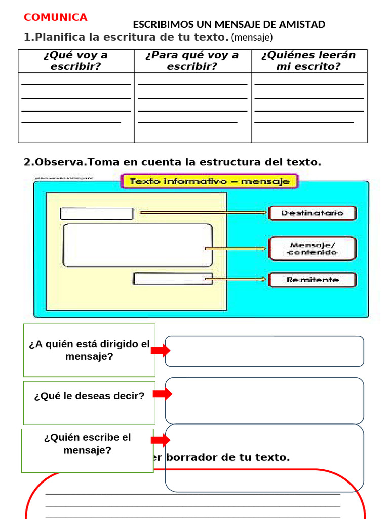 Ficha Comunicación Miercoles | PDF