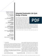 Integrated Sustainable Life Cycle Design: A Review: Karthik Ramani