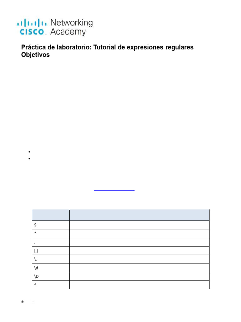 27 2 9 lab regular expression tutorial es xl pdf expresi n regular