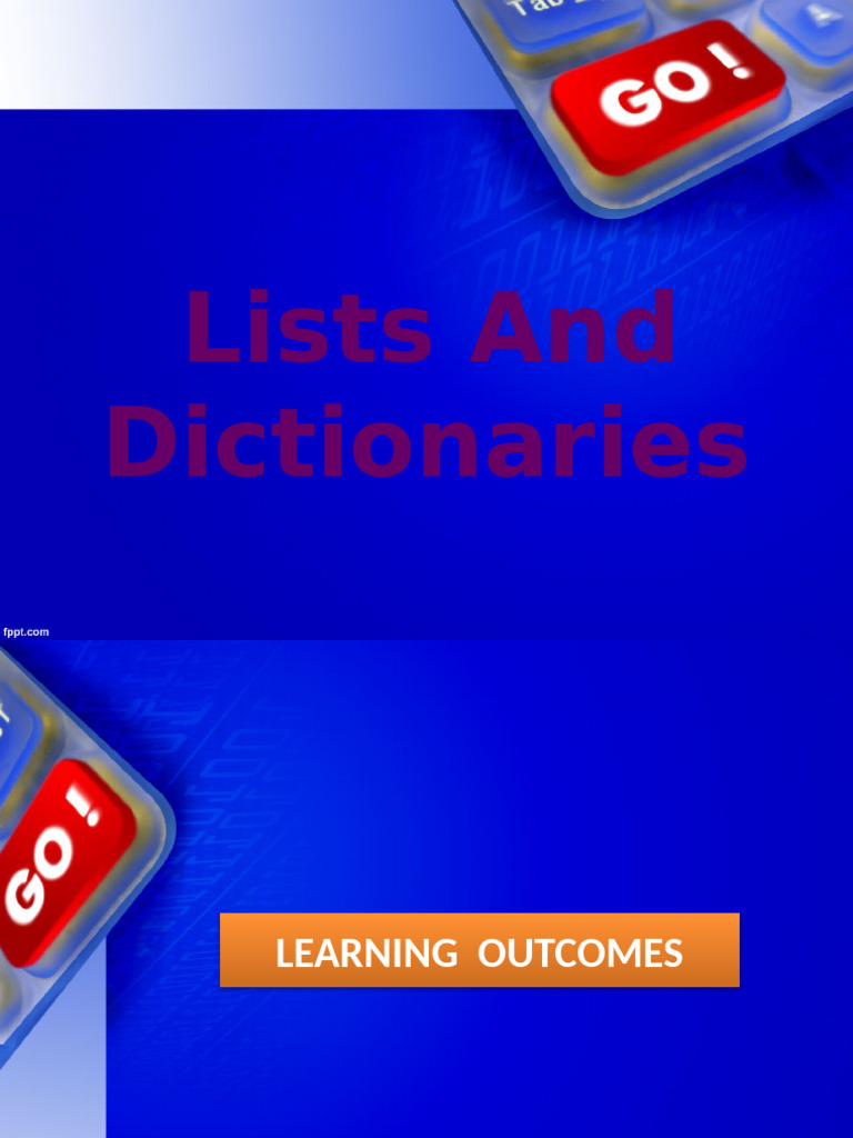 Differences Between Python Lists and Dictionaries | PDF | Software ...