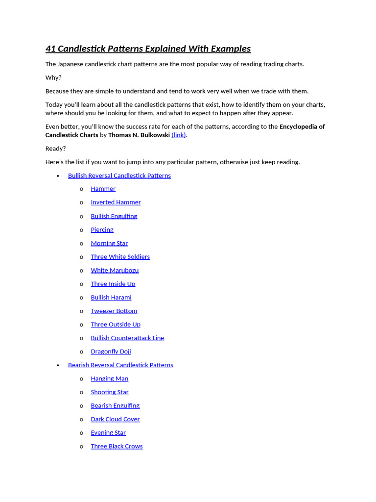 41 CANDLESTICK PATTERNS EXPLAINED WITH EXAMPLES visual data 3