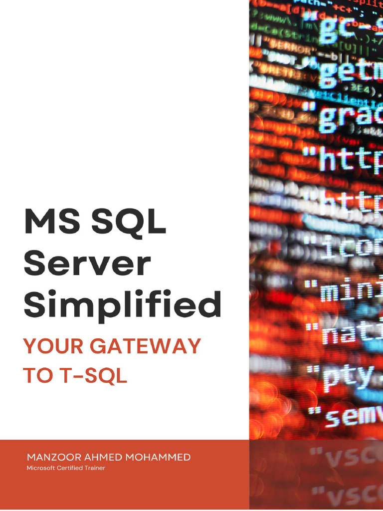 MS SQL Server T-SQL Guide for Beginners | PDF | Relational Database ...