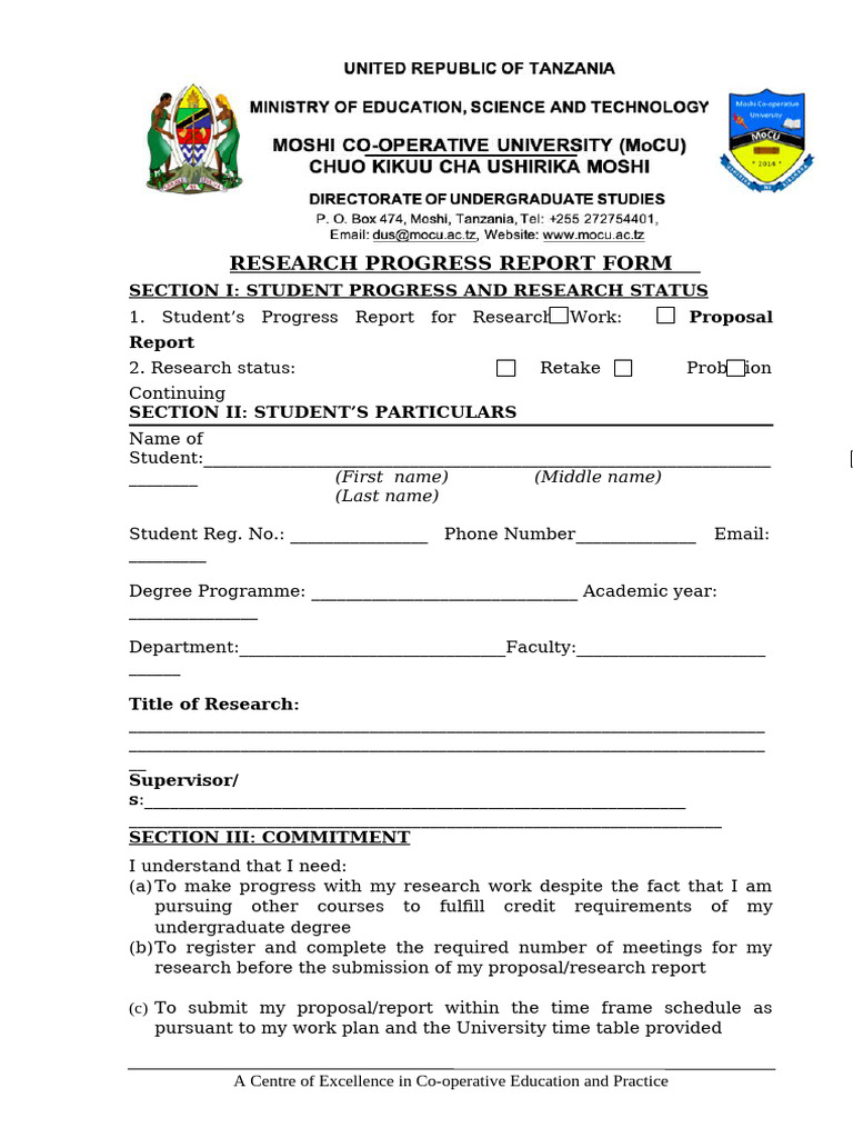Research Progress Monitoring Instrument. | PDF | Career & Growth