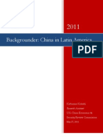 Backgrounder China in Latin America