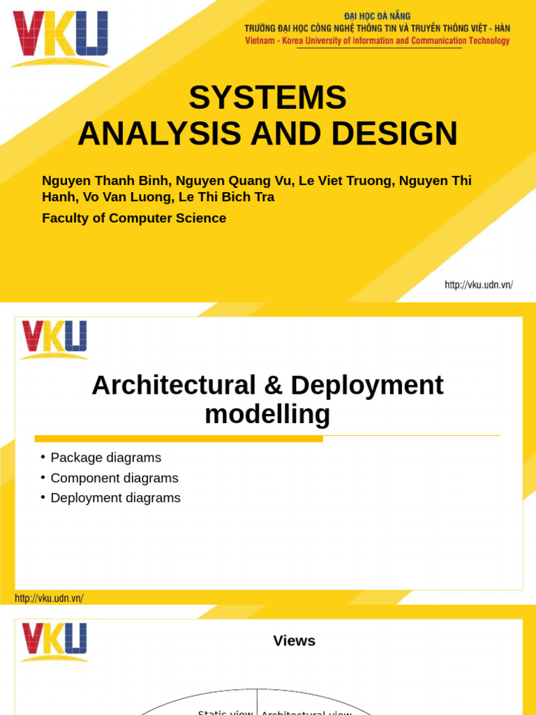 SAD - Ch7 - Architectural Modeling | PDF | System | Interface (Computing)