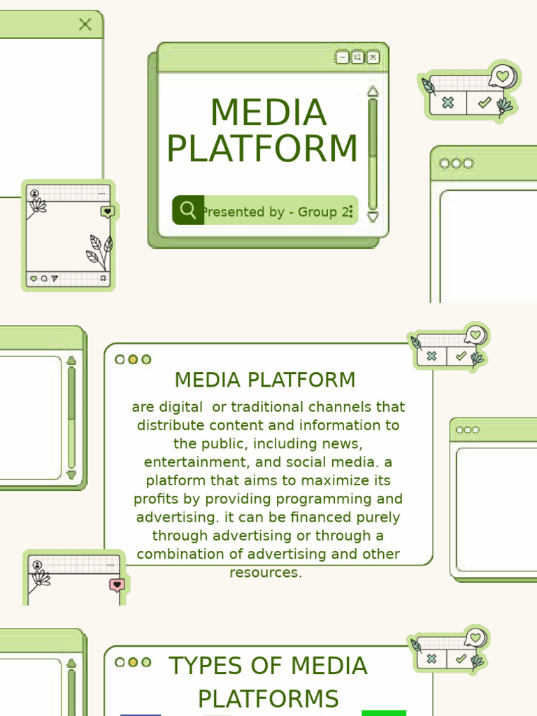 Media Platform (Etech) | PDF | Mass Media | Popular Culture & Media Studies