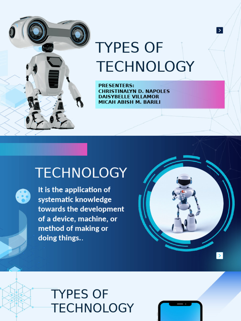 Types of Technology Overview | PDF | Computer Network | Internet Of Things