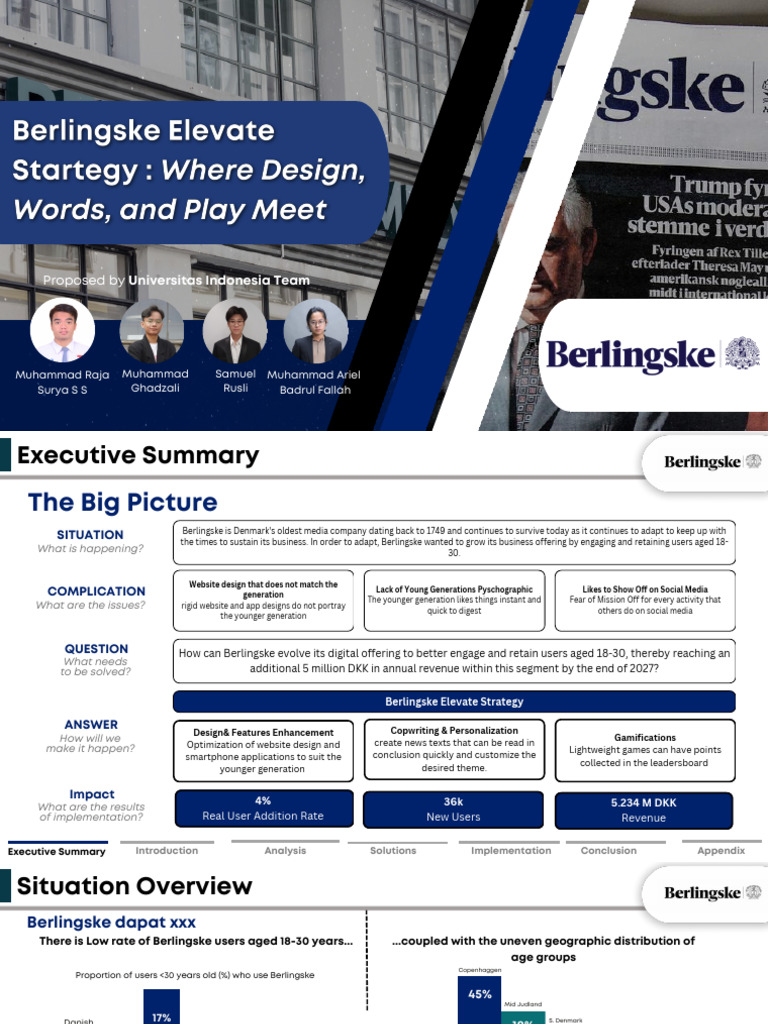 CBS Case Competition Universitas Indonesia | PDF | Human Communication ...