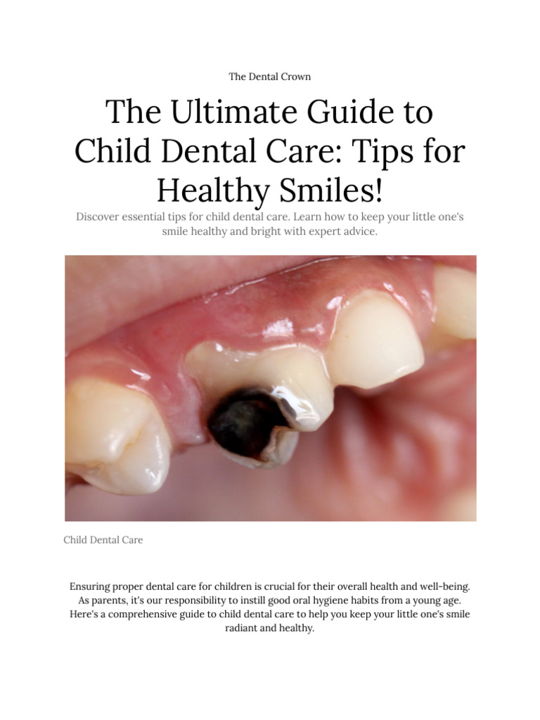 Blog 1 | PDF | Oral Hygiene | Dentistry