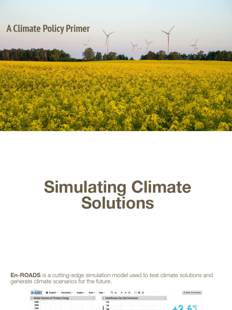 A Climate Policy Primer - Slidedeck | PDF | Climate Change | Climate ...