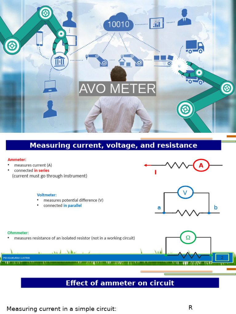 AVO Meter: Electrical Measurement Guide | PDF | Voltage | Electrical ...