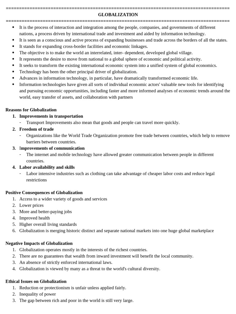 Week 16 Globalization | PDF | Globalization | Millennials