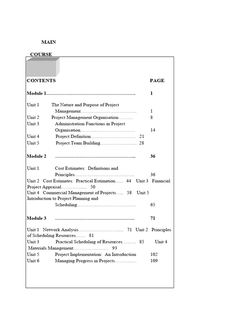 553.project Management Main Modules | PDF | Project Management ...