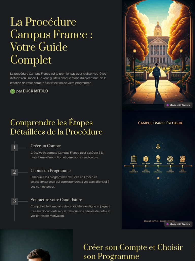 Guide Complet de la Procédure Campus France | PDF | France