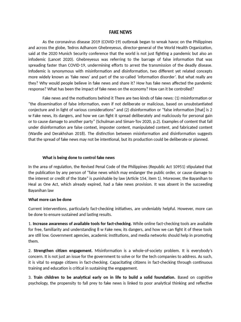 Media Analysis Example
