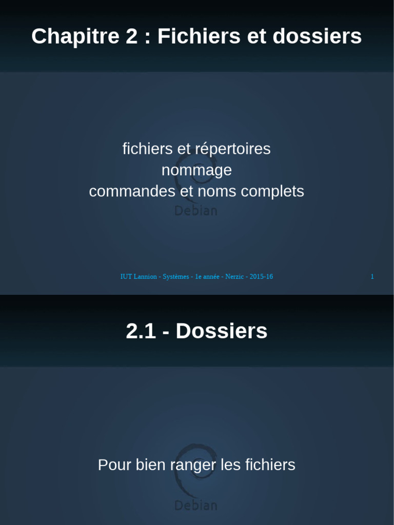 Fichiers et Dossiers : Guide Pratique | PDF | Répertoire (informatique ...
