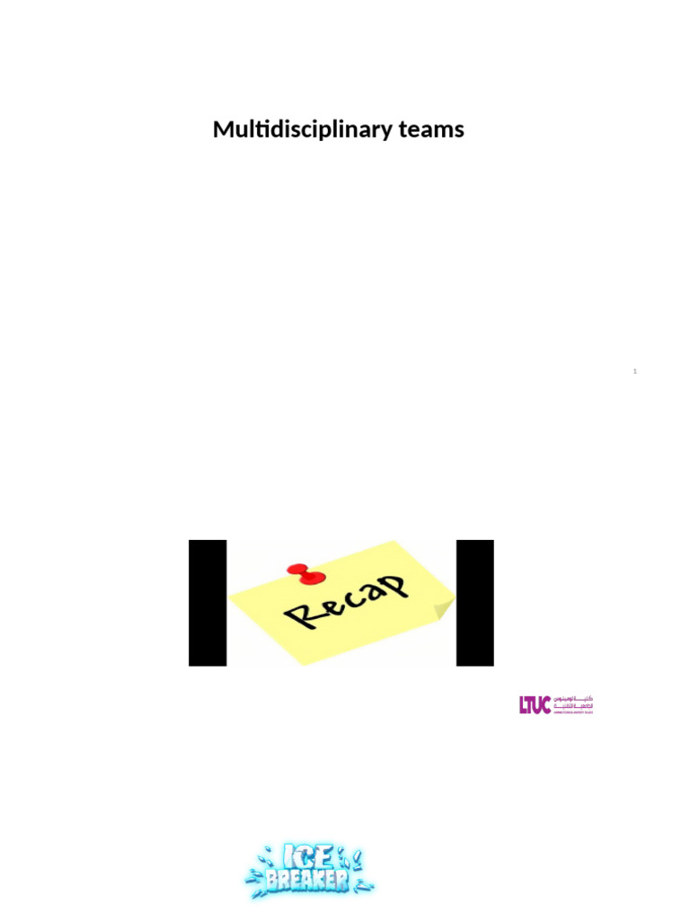 Multidisciplinary Teamwork in Healthcare | PDF | Health Care ...