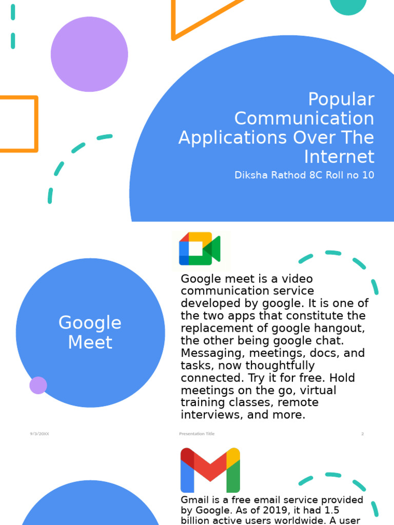 Internet Communication Apps for Students | PDF | Computers