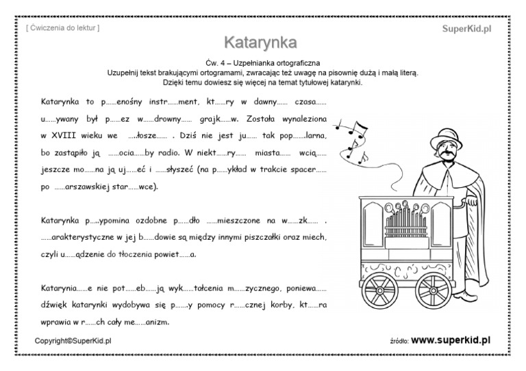 10 Pytań Do Lektury Katarynka Lektury Katarynka 4 | PDF