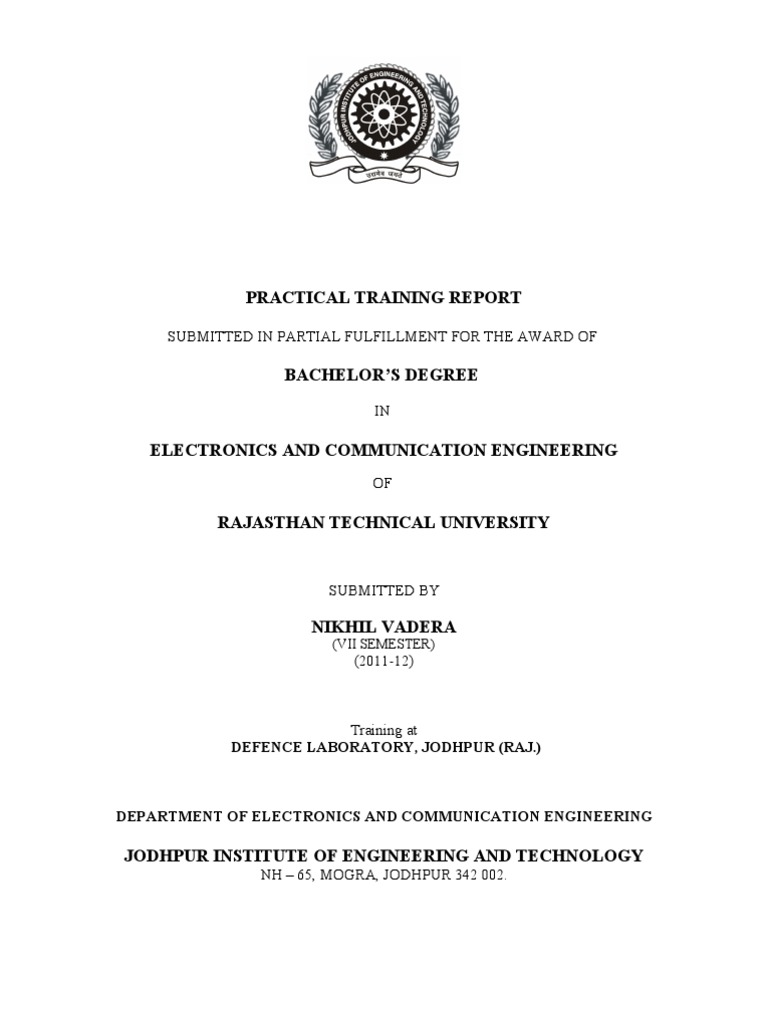 Practical Training Report 1 | PDF | Operational Amplifier | Amplifier