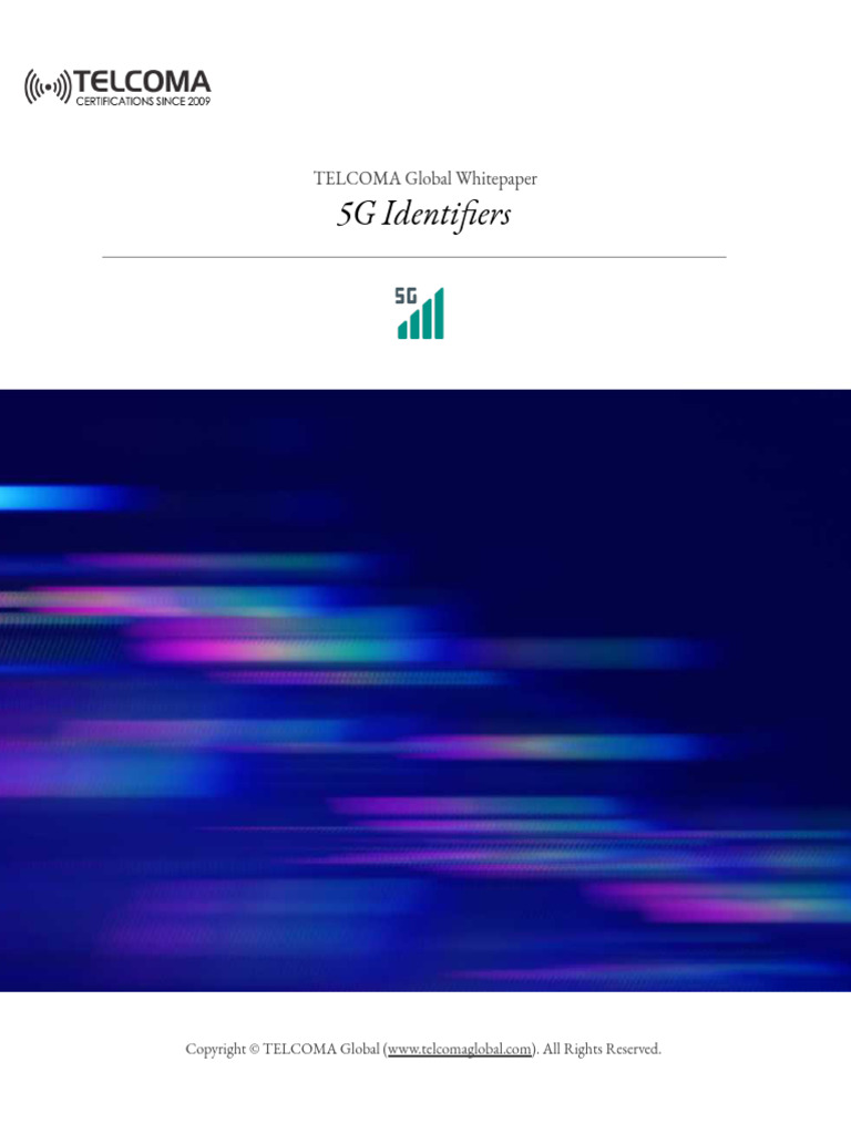 5G Identifiers White Paper | PDF | Computing | Telecommunications