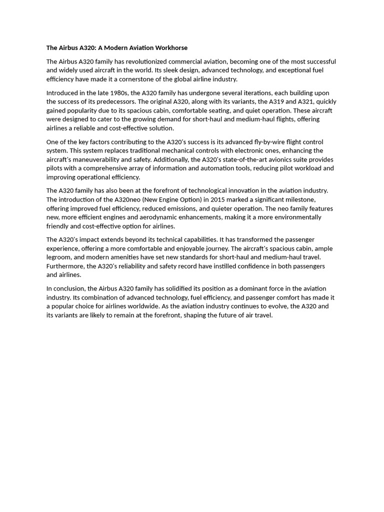 Airbus A320 Pdf