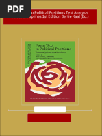 Get From Text To Political Positions Text Analysis Across Disciplines 1st Edition Bertie Kaal (Ed.) PDF Ebook With Full Chapters Now