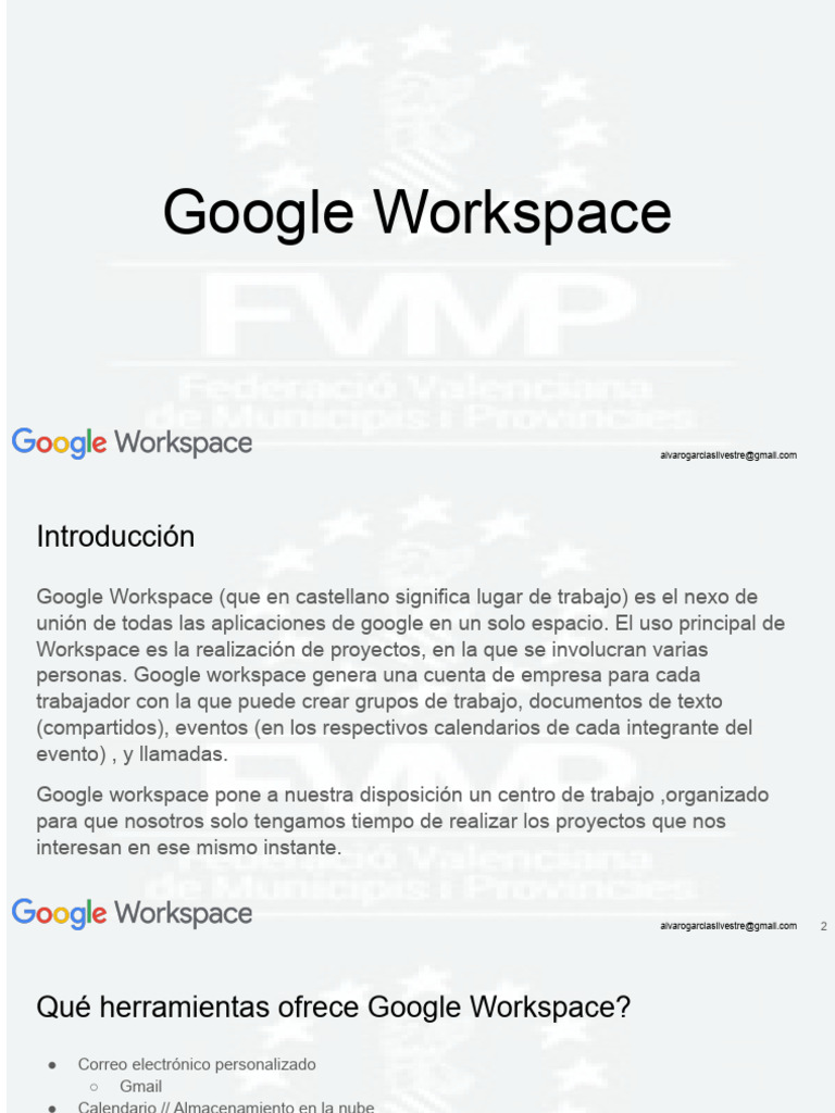 Guía de Google Workspace para Empresas | PDF | Gmail | Informática