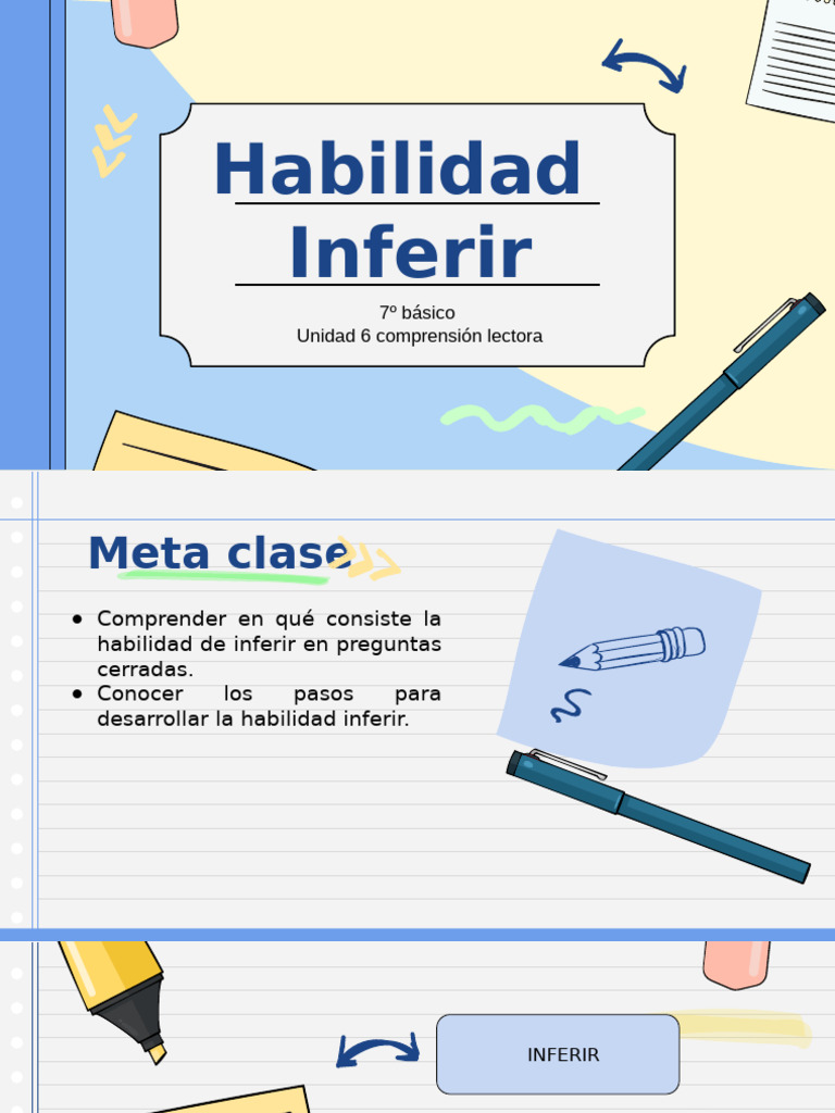 Habilidad - Inferir 7º | PDF | Inferencia | Amor