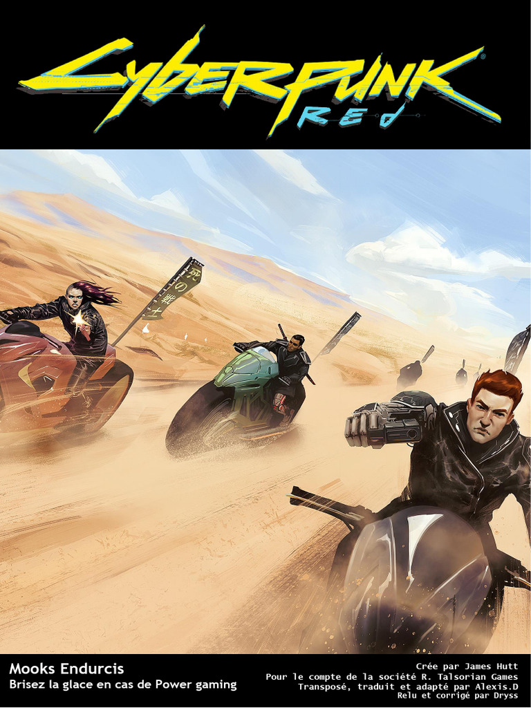 Mooks Endurcis pour Cyberpunk RED | PDF